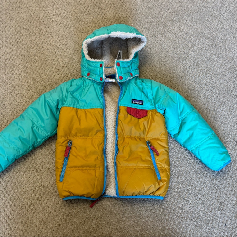 Patagonia Kids' Colorblock Puffer Jacket